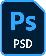 Photoshop file logo