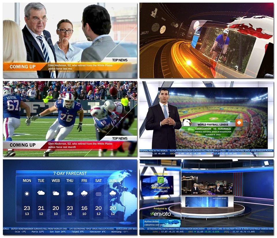 Broadcast Package 104 | After Effects Broadcast Package Template